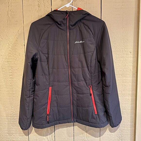 Eddie Bauer First Ascent Women's Dark Grey Puffer Jacket - Size Medium - Picture 3 of 9